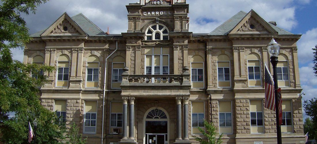 Carroll County Courthouse in Ohio Carroll County Courthouse in Ohio