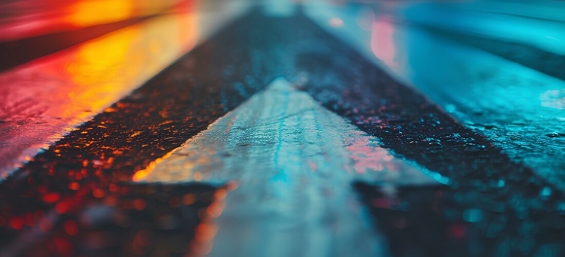 Arrow on Road Arrow on Road