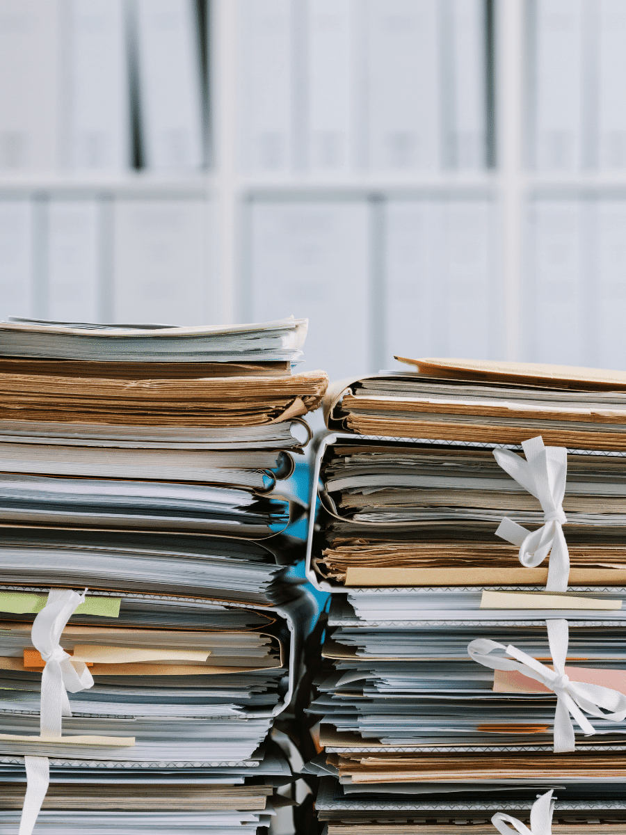 Stack of Paperwork Stack of Paperwork