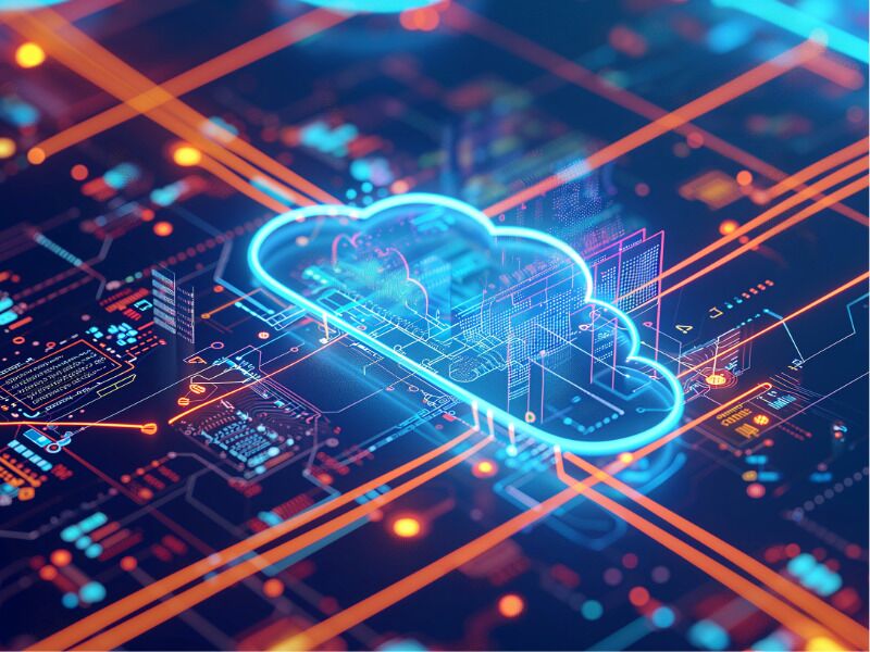 Cloud technology abstract