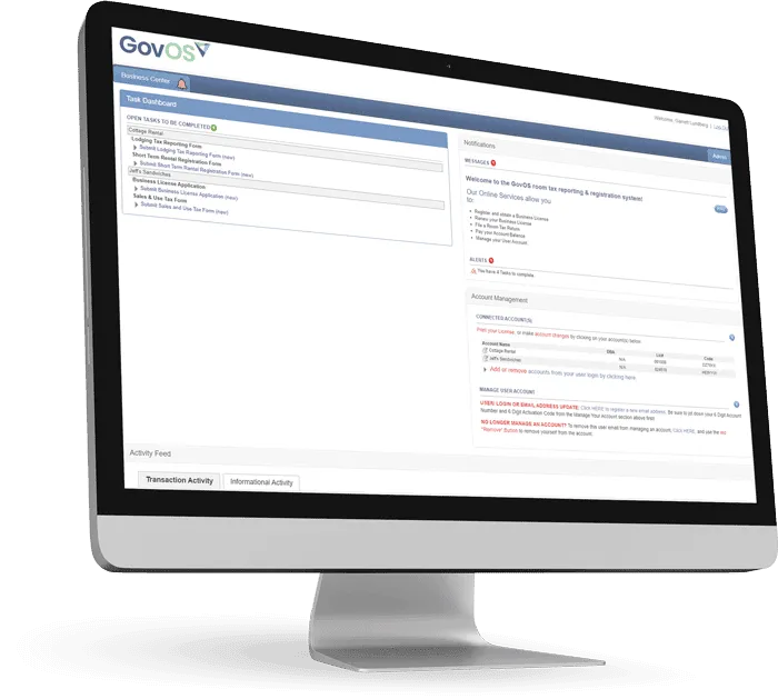 Tax-Filing-Dashboard Local government tax filing software