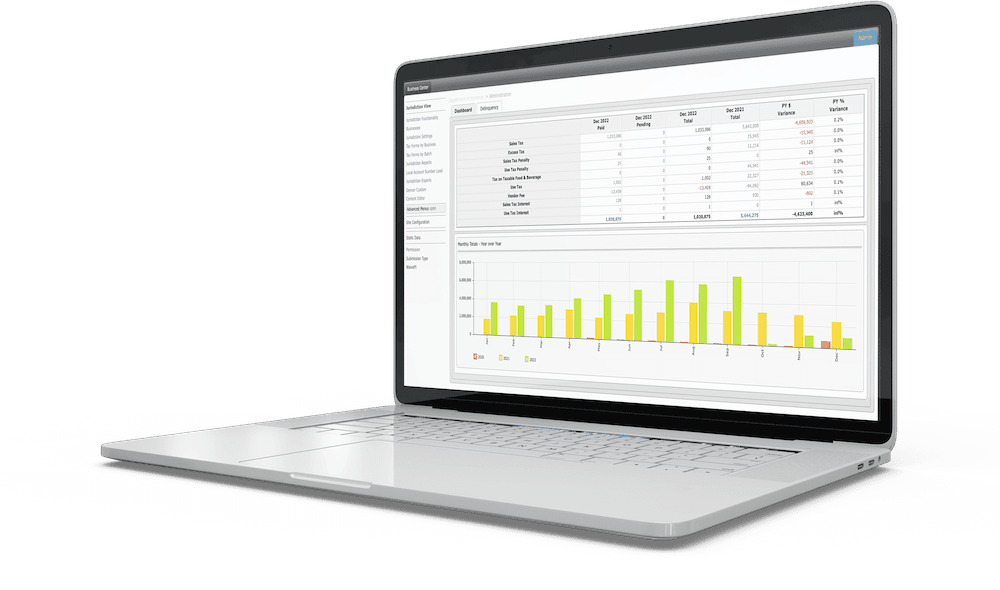 Single Filing Portal Dashboard in a laptop Single Filing Portal Dashboard in a laptop.