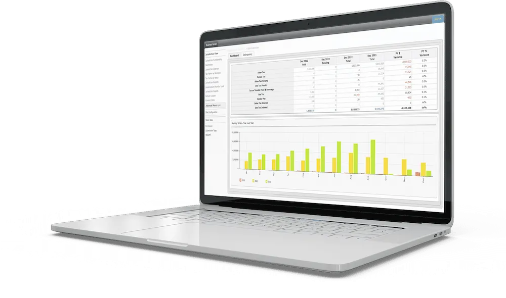 Single Filing Portal Dashboard in a laptop Single Filing Portal Dashboard in a laptop.