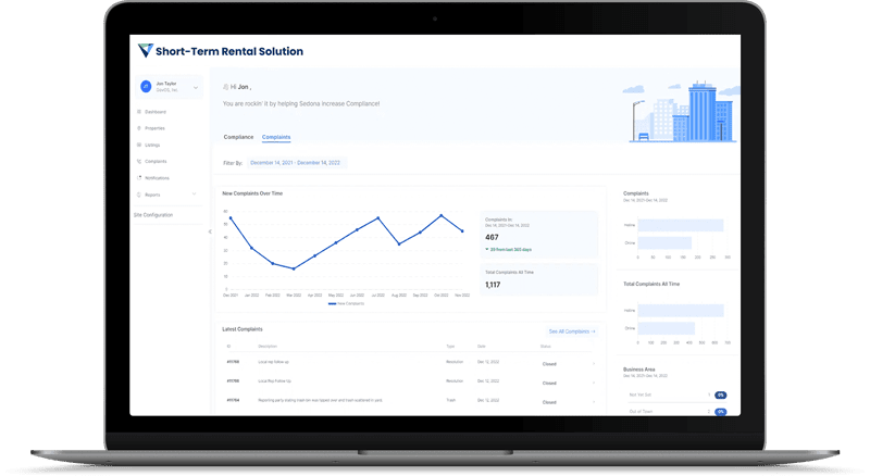 GovOS-STR-Complaints-WEB GovOS STR complaints dashboard