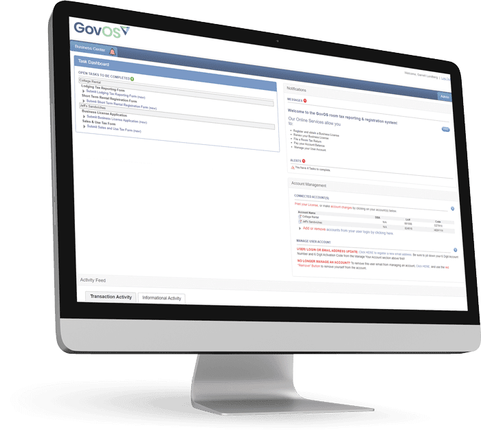 Tax-Filing-Dashboard Local government tax filing software