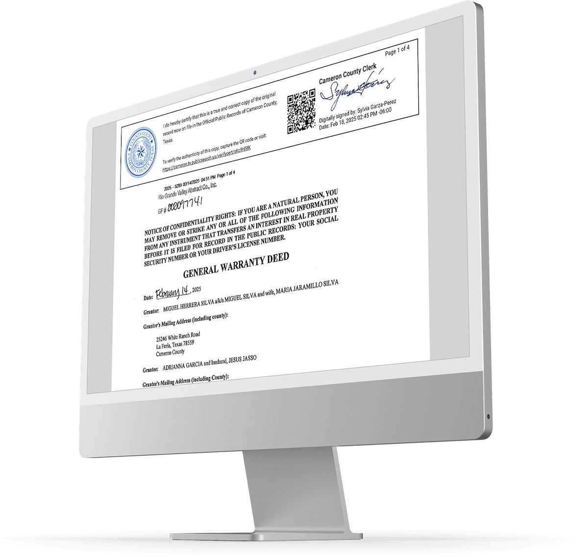 Certified Copies Land Request Certified Copies Land Request