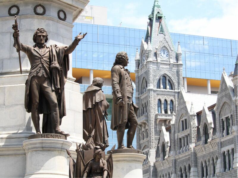 Statue of Patrick Henry at VA Capitol Square