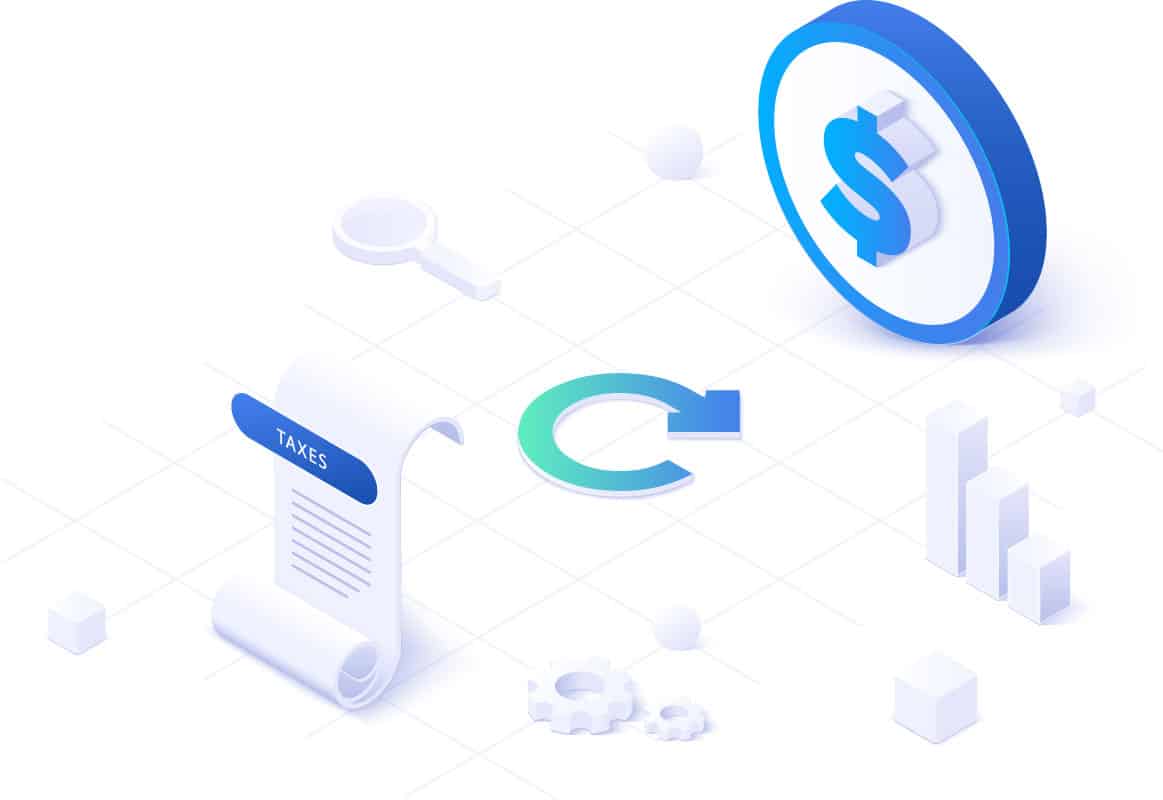 Tax and Finance isometric design Tax and Finance isometric design