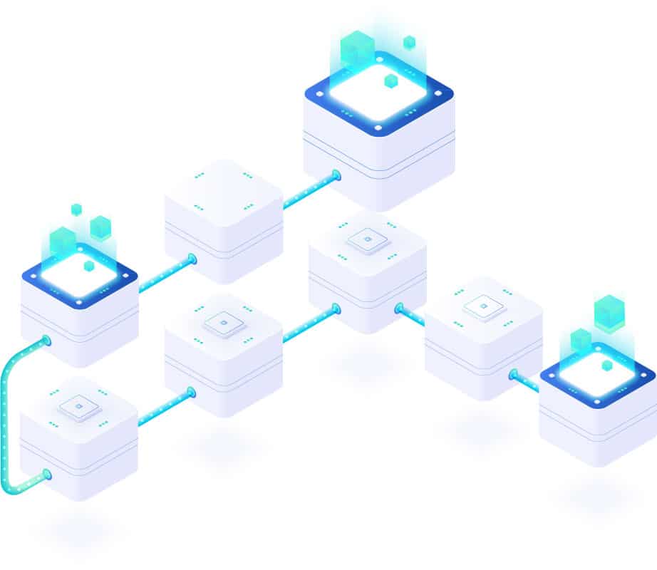 Workflow Process isometric graphic Workflow Process isometric graphic
