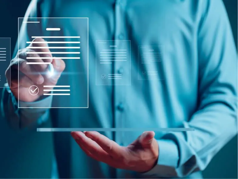 Person electronic signing