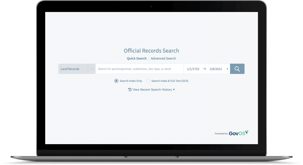 Government records search engine for official public records search