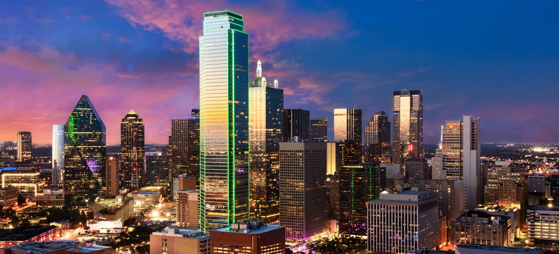 dallas-downtown-skyline-texas-colorful-sunset-view-from-reunion-tower