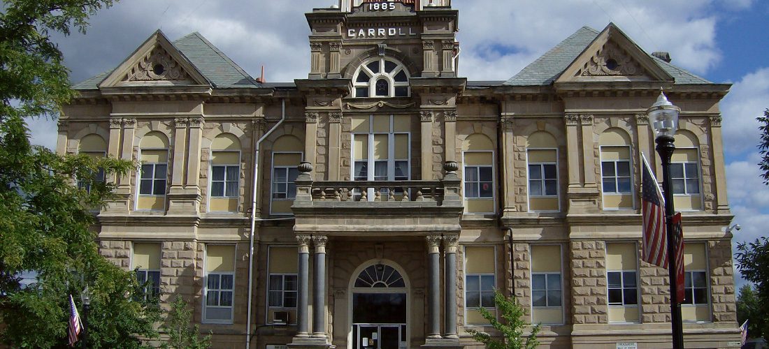 Carroll County Courthouse in Ohio