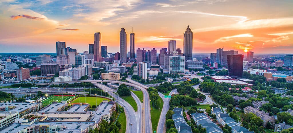 Atlanta, Georgia, USA City Skyline