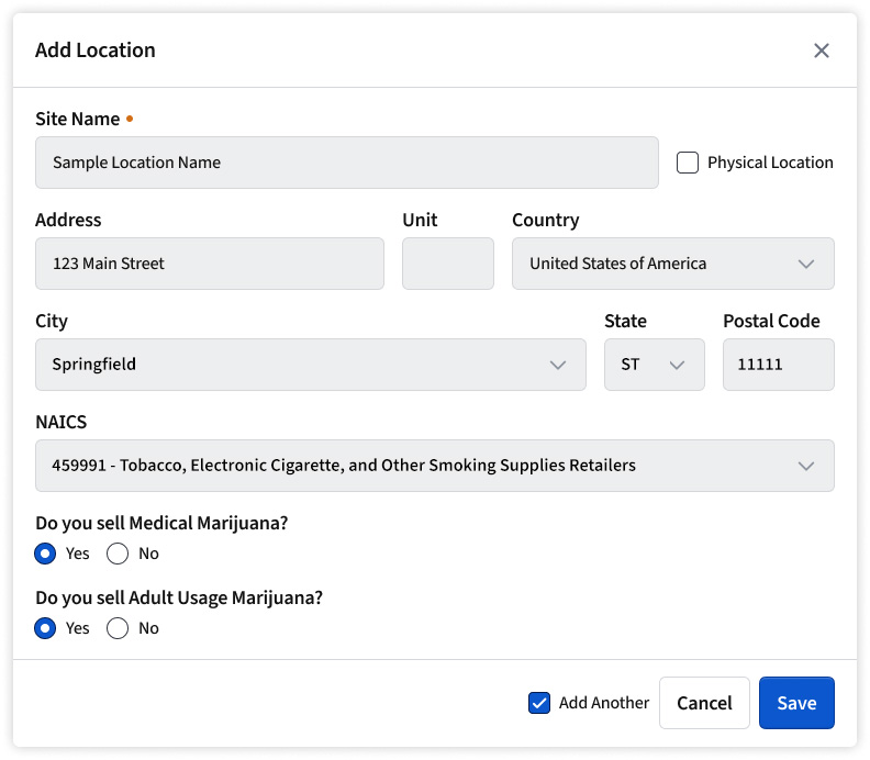 Cannabis Business Application