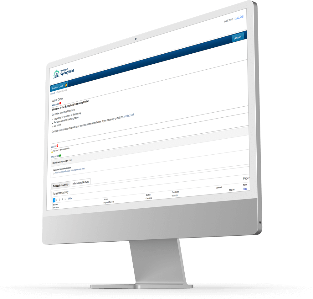 Cannabis Licensing and Tax Dashboard